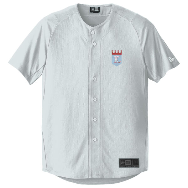 Kings Shield Embroidered logo - Diamond Era Full Button Jersey Thumbnail