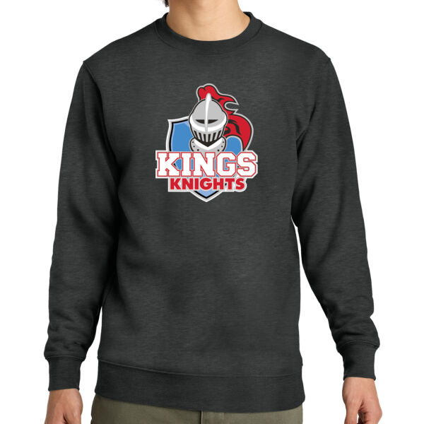Kings Knights Printed Logo - Fleece Crew Sweatshirt Thumbnail