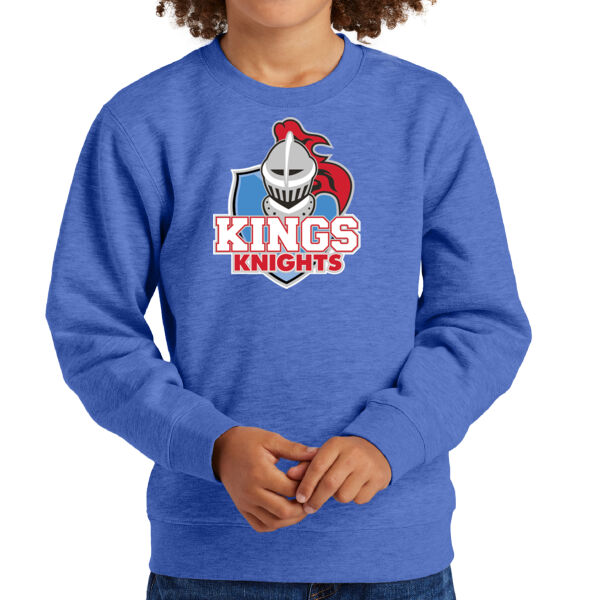 Kings Knights Printed Logo - Youth V.I.T. Fleece Crew Thumbnail