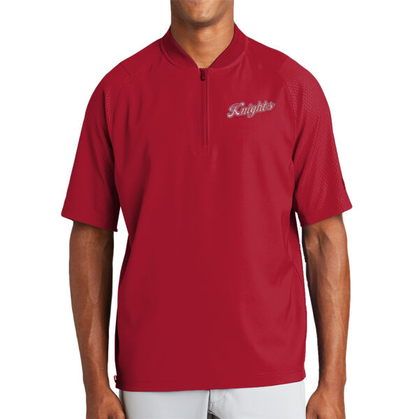 Knights Script Embroidered logo - Cage Short Sleeve 1/4 Zip Jacket Thumbnail